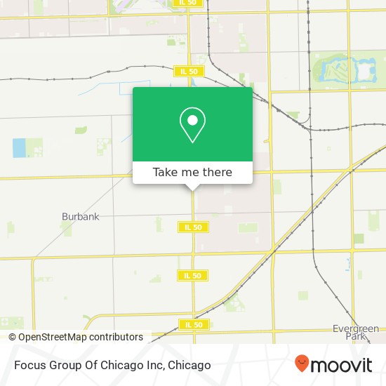 Focus Group Of Chicago Inc map