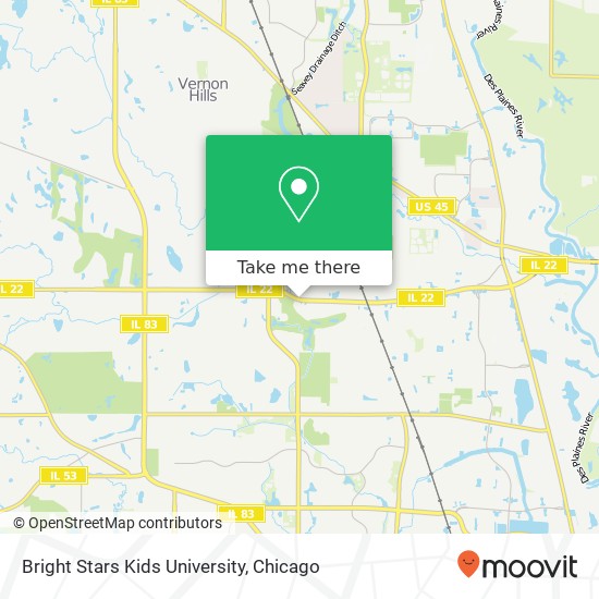 Mapa de Bright Stars Kids University