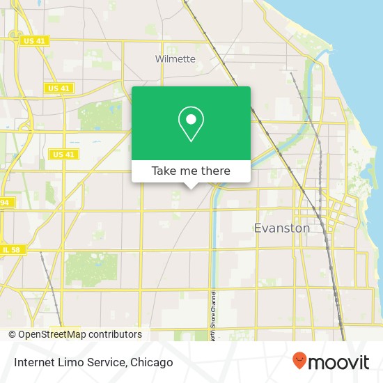 Internet Limo Service map