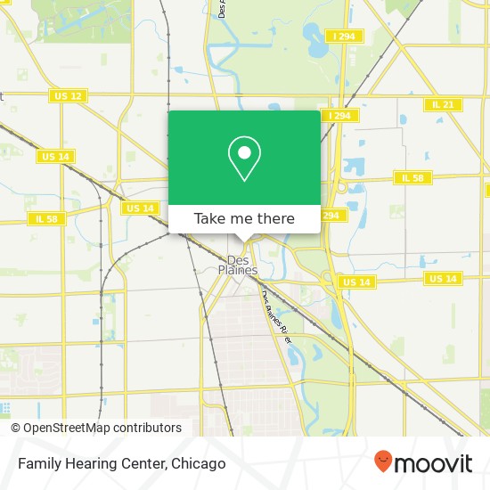 Family Hearing Center map