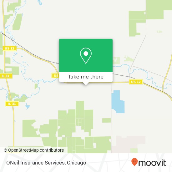 Mapa de ONeil Insurance Services