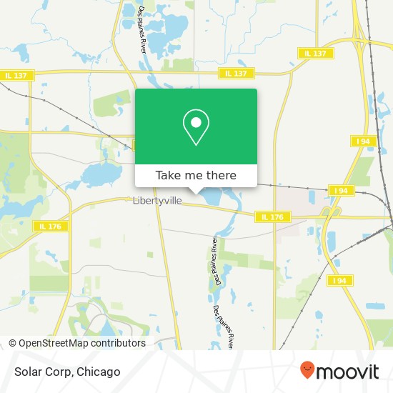 Solar Corp map