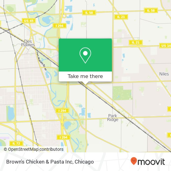 Brown's Chicken & Pasta Inc map