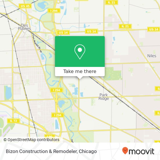 Bizon Construction & Remodeler map