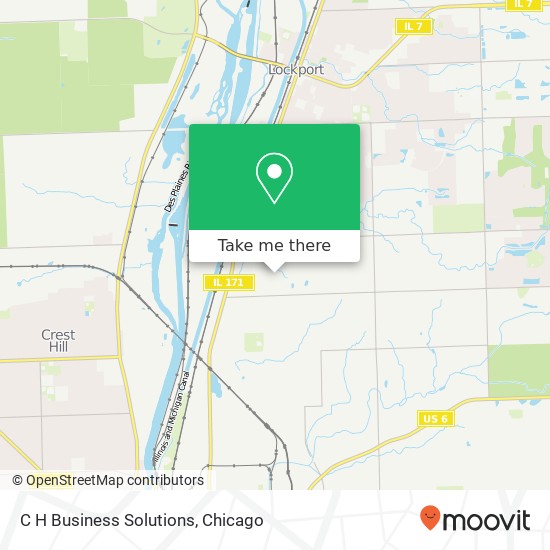 C H Business Solutions map