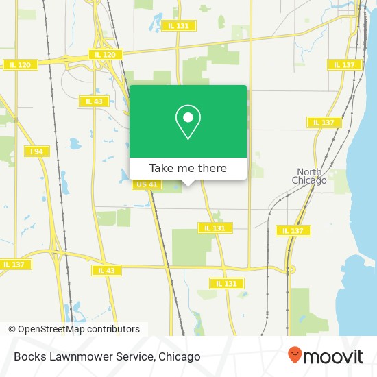 Bocks Lawnmower Service map