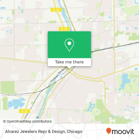 Mapa de Alvarez Jewelers Repr & Design