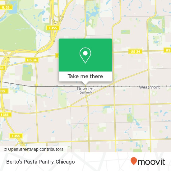 Berto's Pasta Pantry map