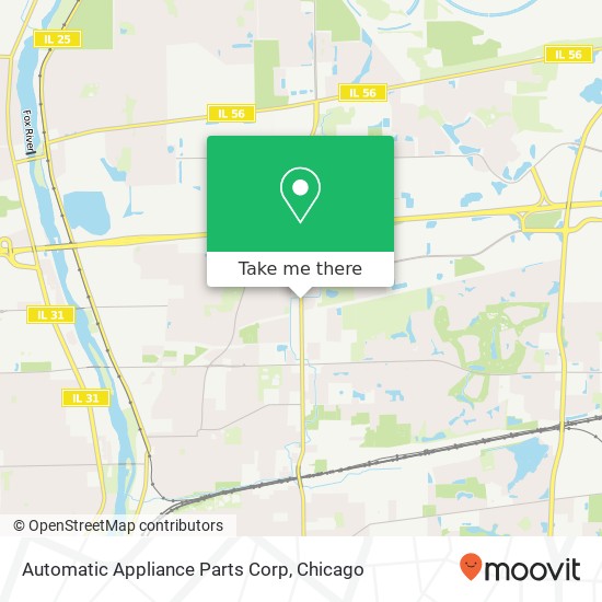 Automatic Appliance Parts Corp map