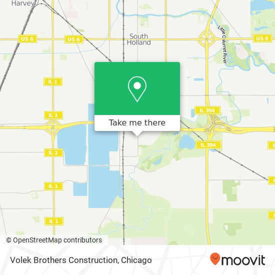 Volek Brothers Construction map