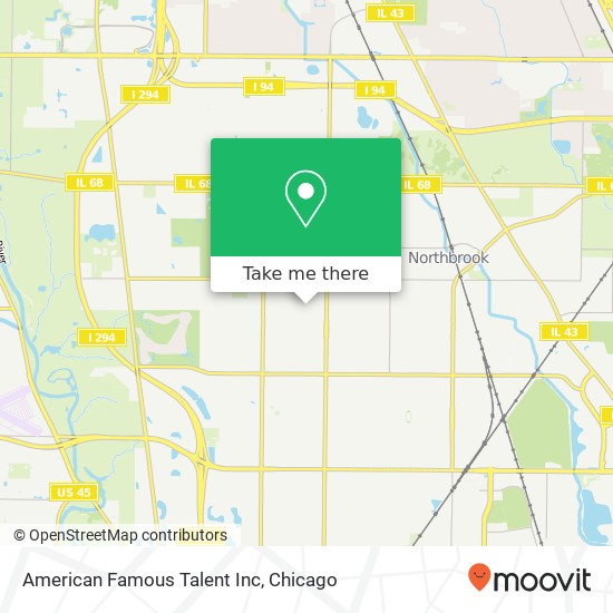 American Famous Talent Inc map