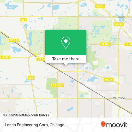 Mapa de Losch Engineering Corp