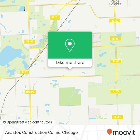 Mapa de Anastos Construction Co Inc