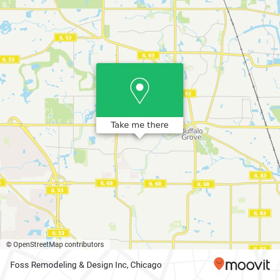Mapa de Foss Remodeling & Design Inc