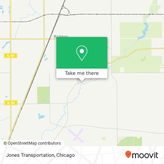 Jones Transportation map