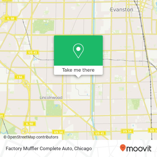 Factory Muffler Complete Auto map