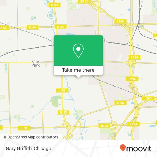 Gary Griffith map