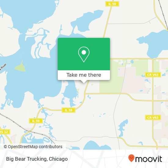 Mapa de Big Bear Trucking
