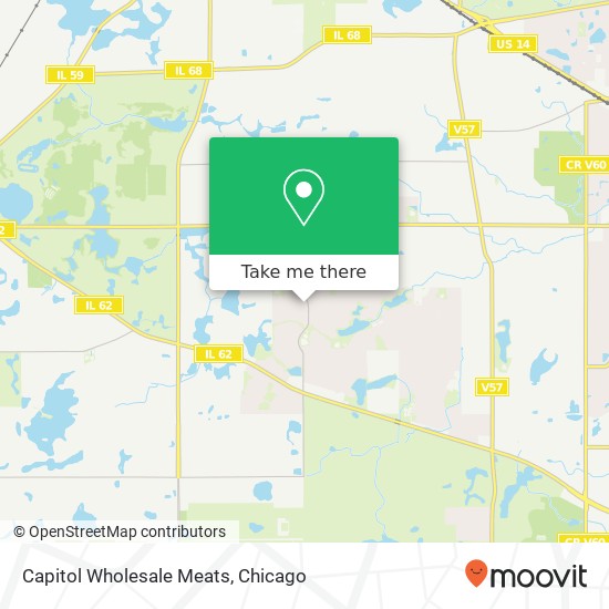 Capitol Wholesale Meats map