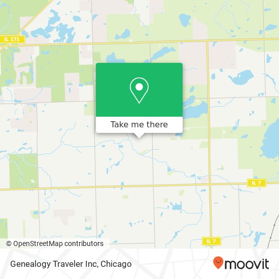 Genealogy Traveler Inc map