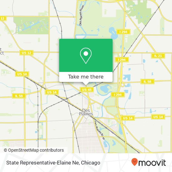 State Representative-Elaine Ne map
