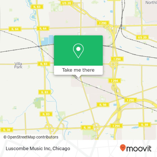 Mapa de Luscombe Music Inc