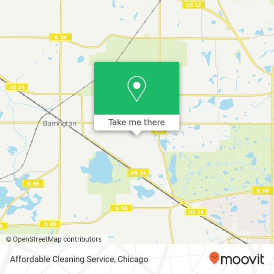 Affordable Cleaning Service map