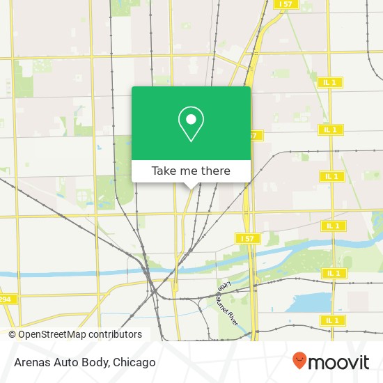 Arenas Auto Body map