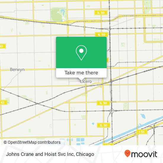Johns Crane and Hoist Svc Inc map