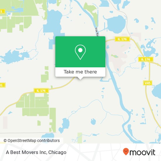 A Best Movers Inc map