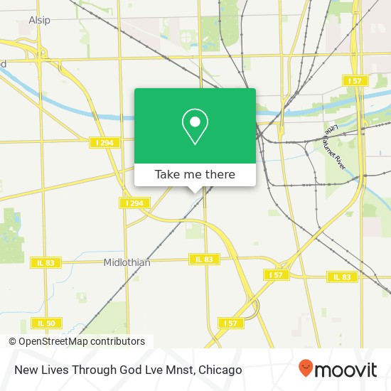 New Lives Through God Lve Mnst map