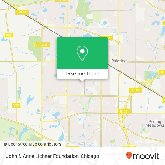 John & Anne Lichner Foundation map