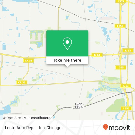 Lento Auto Repair Inc map