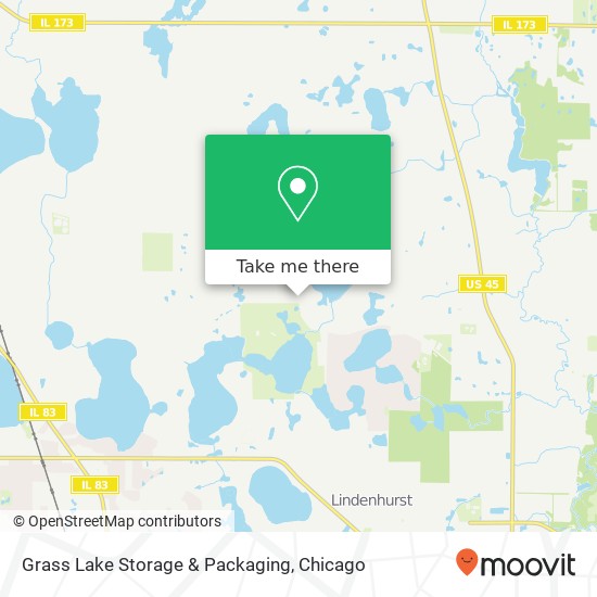 Grass Lake Storage & Packaging map