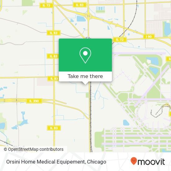 Orsini Home Medical Equipement map