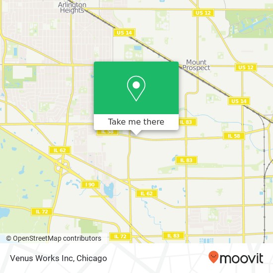 Venus Works Inc map