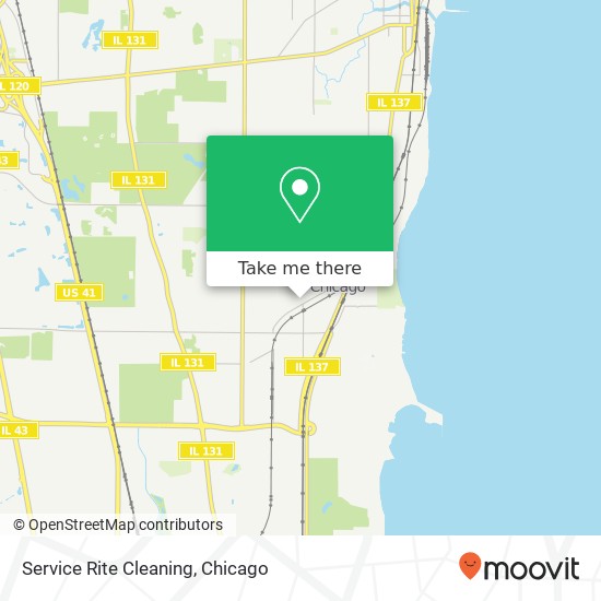 Service Rite Cleaning map