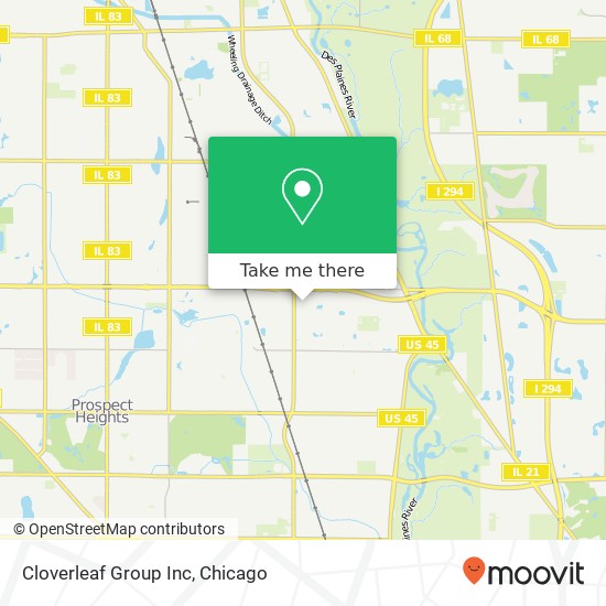 Cloverleaf Group Inc map