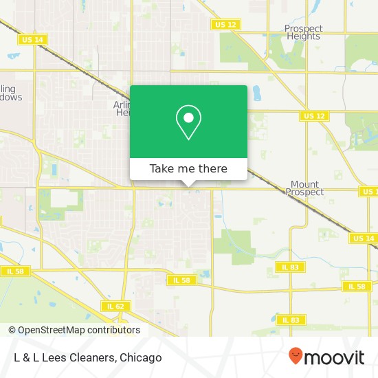 L & L Lees Cleaners map