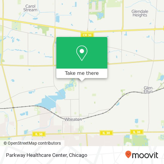 Parkway Healthcare Center map