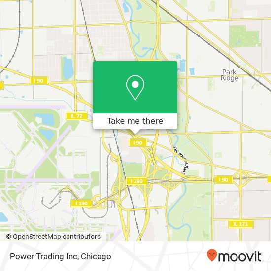 Power Trading Inc map