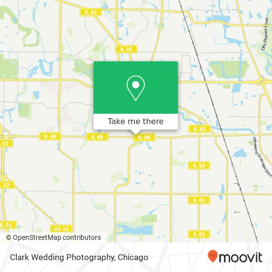 Mapa de Clark Wedding Photography