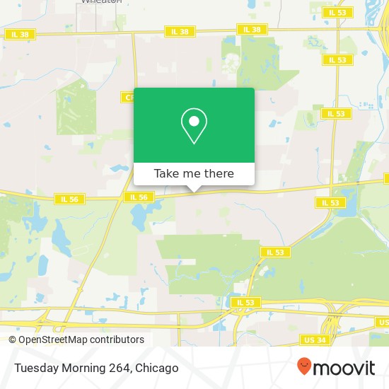 Mapa de Tuesday Morning 264
