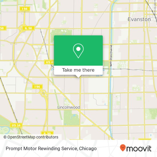 Prompt Motor Rewinding Service map