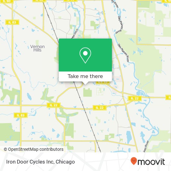 Iron Door Cycles Inc map