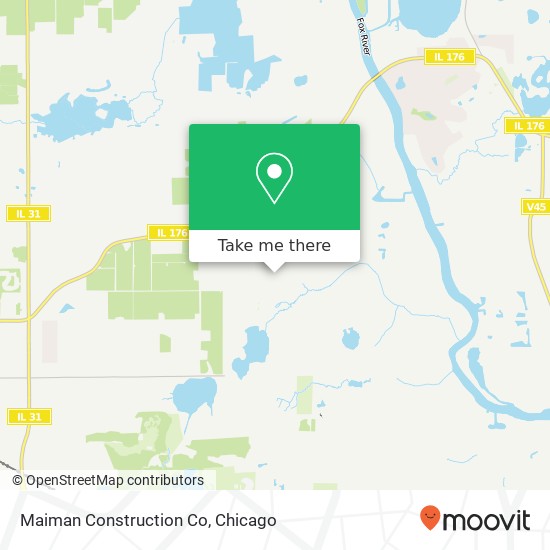 Maiman Construction Co map