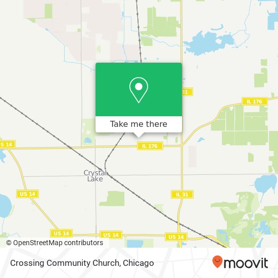 Crossing Community Church map