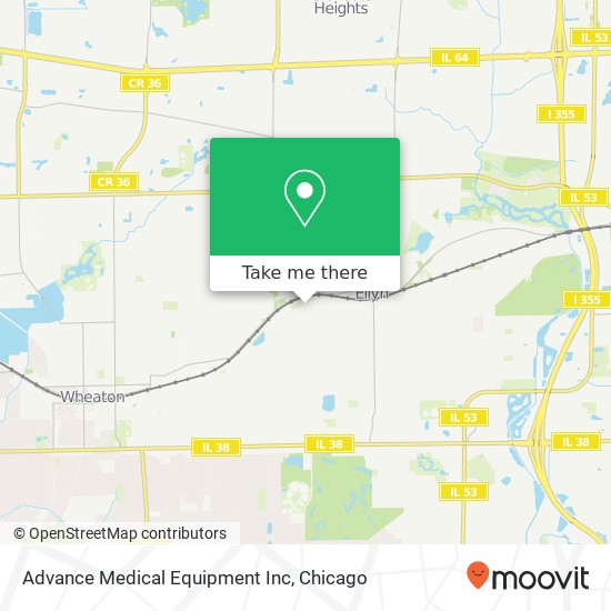 Advance Medical Equipment Inc map