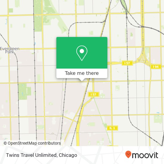 Twins Travel Unlimited map