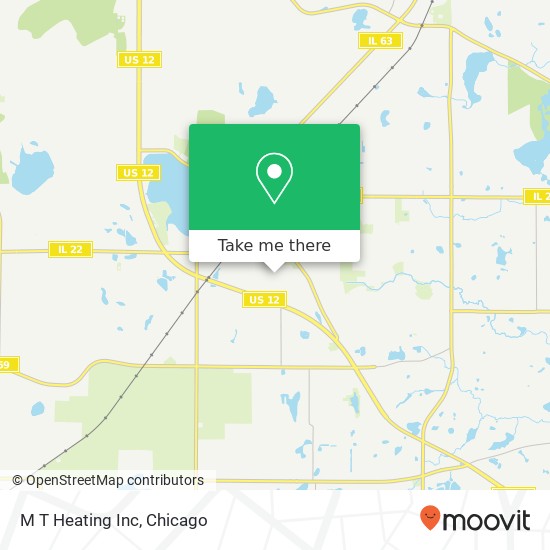 M T Heating Inc map